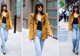 Jaket Mustard Dakota Johnson