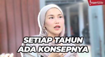 Pesona Ayu Ting Ting di Hari Raya: Blouse Bunga Jadi Sorotan