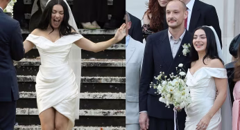 Wow! Gaun Nikah Mini Charli XCX Bikin Netizen Terpana , Anti-Mainstream Banget!