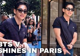V BTS Curi Perhatian di CELINE Paris