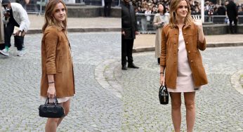 Wow! Emma Watson Tapil Kembali Pakai Minidress di Paris Fashion Week, Intip Detailnya!