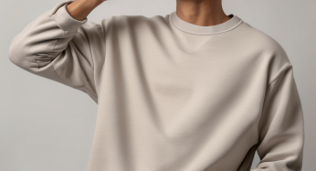 Crewneck Unisex Desain Clean Material Premium untuk Tampilan Stylish