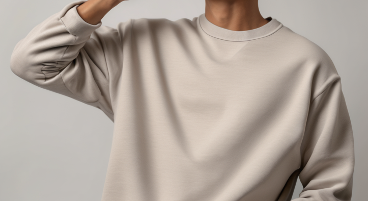 Crewneck Unisex Desain Clean Material Premium untuk Tampilan Stylish